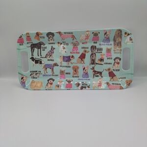 Dog Print Serving Tray